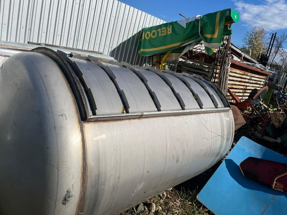 Bazin inox alimentar 3 tone lungime 2,30 metri  pe 1,35 lățime