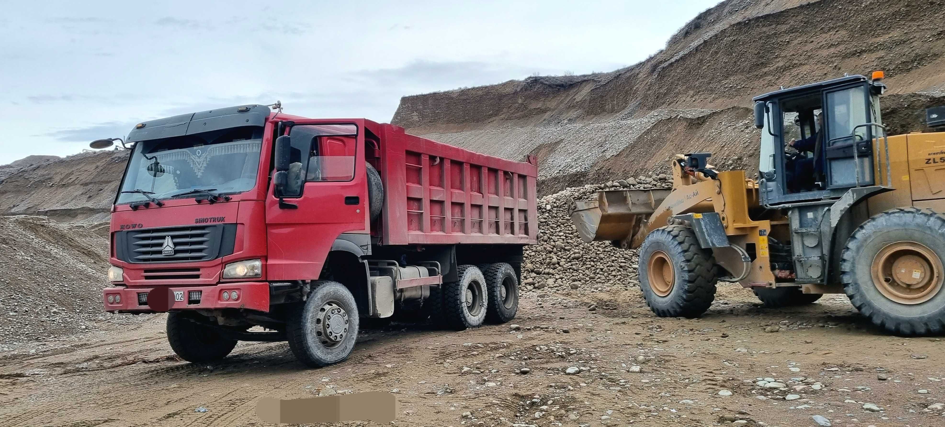 Услуги доставки Недорого Хово 25 Песок,Отсев, Щебень Вывоз строймусора