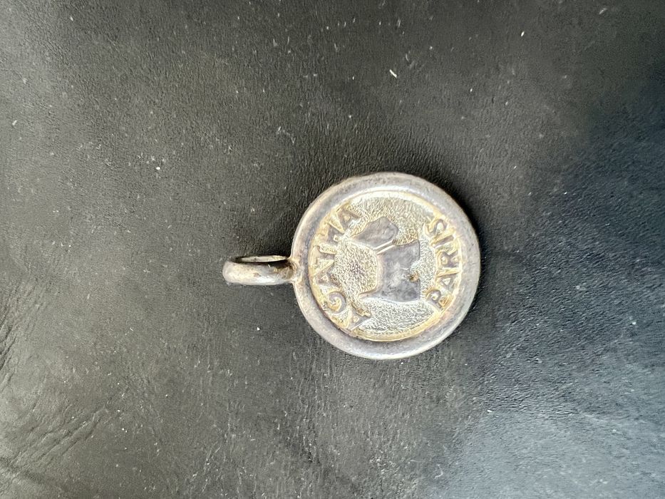 Medalion din argint AGATHA religios model deosebit