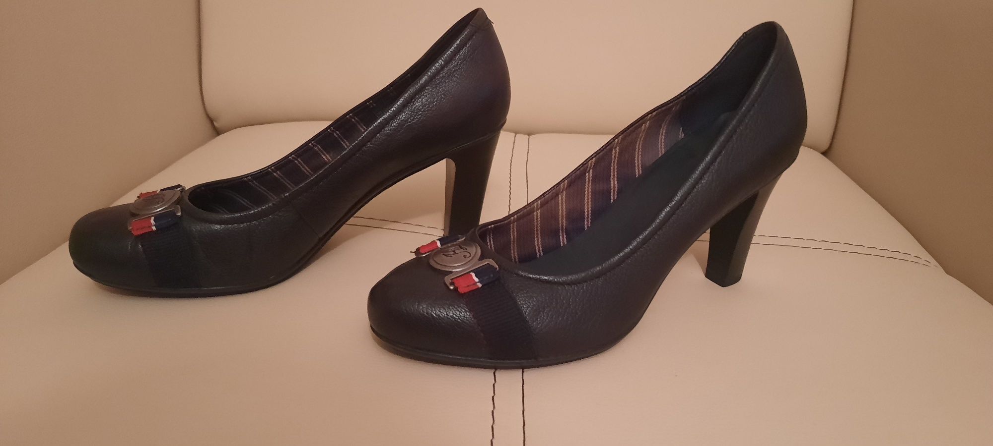 Pantofi piele Tommy Hilfiger