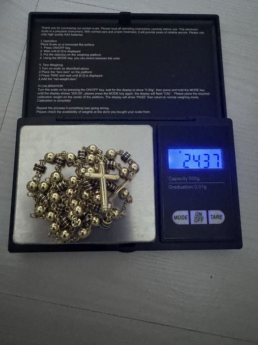 Vând Lanț Rozariu 14K 24,37 GR