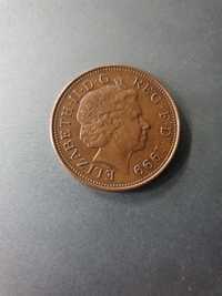 Moneda two pence 1999 Anglia