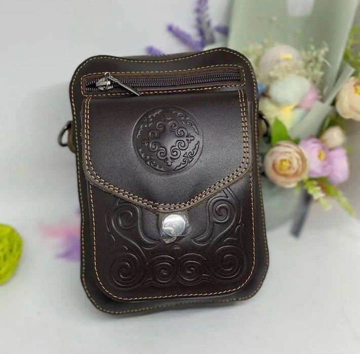 Барсетка сумка - 8700т 
      100% кожа, ручной работа, сделана в К