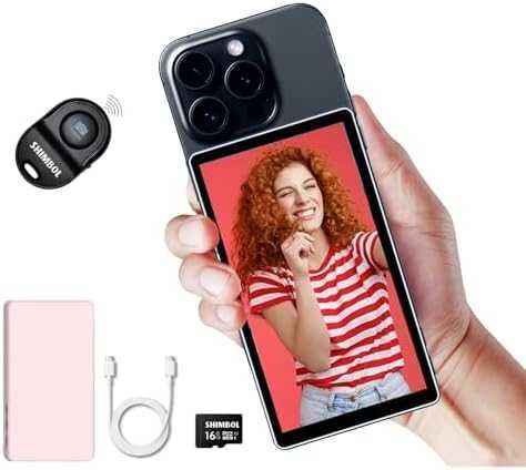 Нов Безжичен 5" HD Сензорен Монитор с Bluetooth WiFi за iPhone/Android