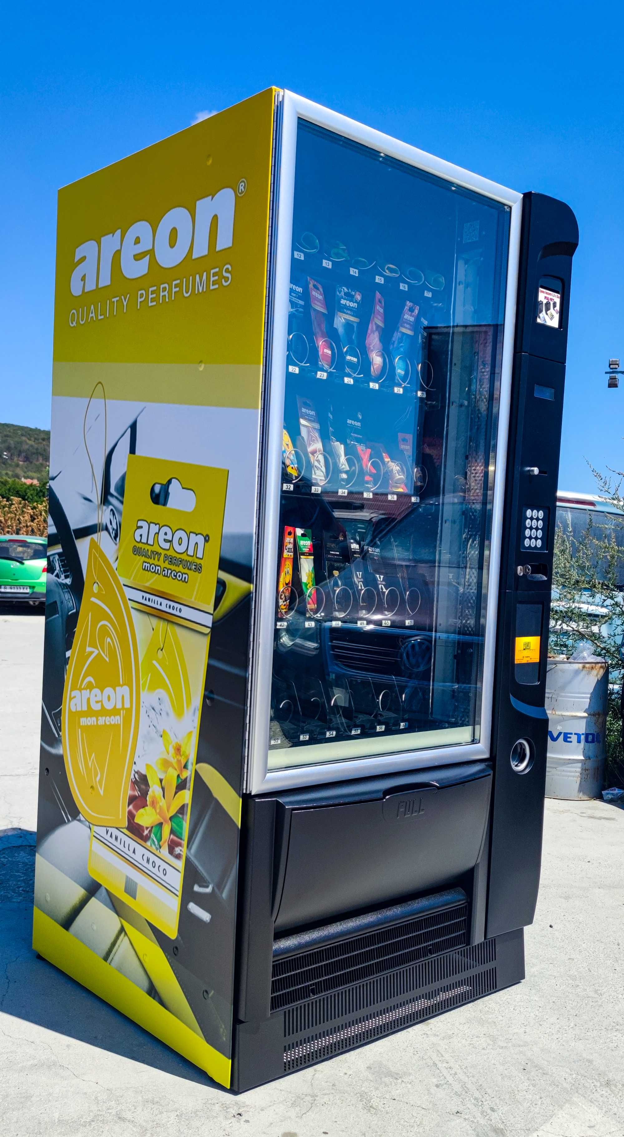 Вендинг машини за Ароматизатори Автомивка (CAR WASH )Vending Necta