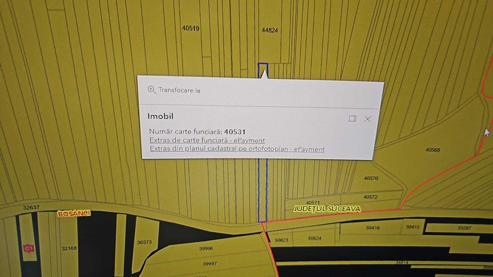 Teren de vanzare Bosanci 25ari