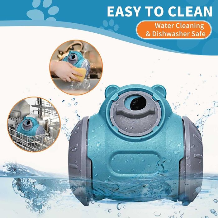 Akssup Интерактивна играчка за кучета, пъзел с форма на робот