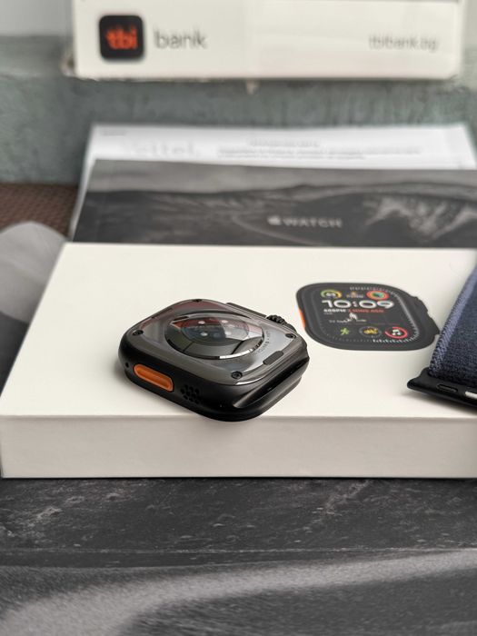 24мес Гар. Apple Watch ULTRA 2  Лизинг от 40лв/м  49mm  Black Titanium