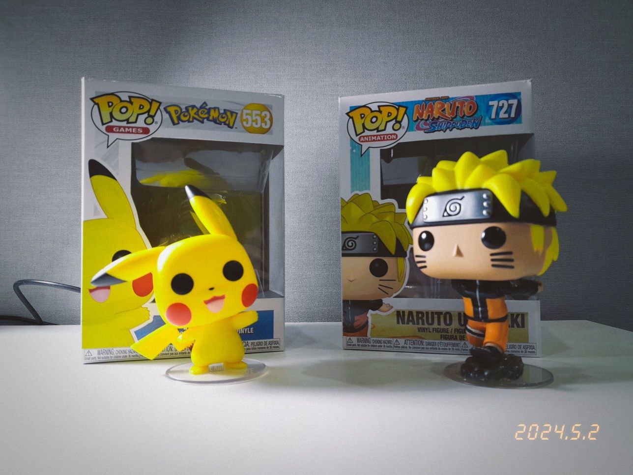 Funko pop Naruto Uzumaki, Pikachu