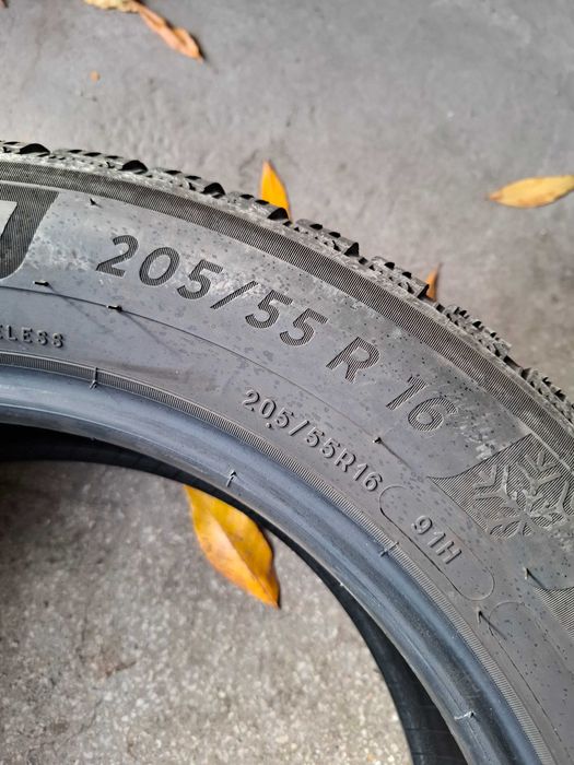 4 Зимни гуми Мишелин 205/55/16 ДОТ22 (безплатно поставяне)
