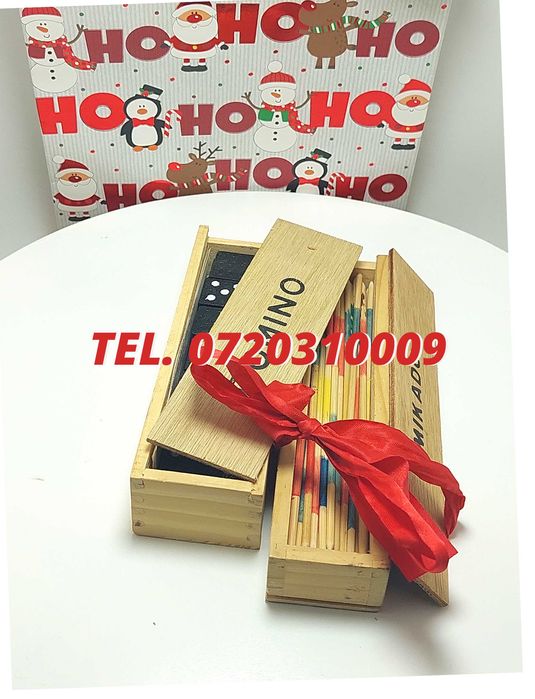 Pachet Cadouri  Joc Marocoo mikadoSi Domino  Transport Gratuit