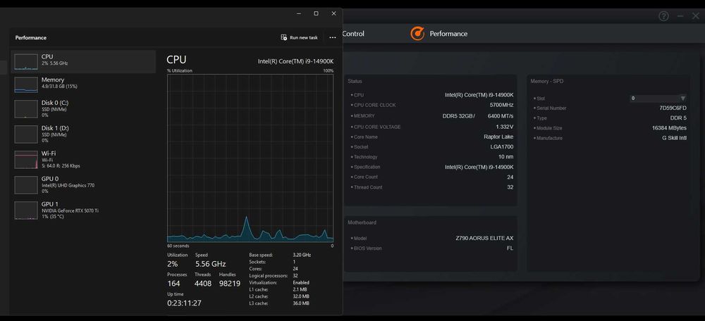 PC Gaming i9 14900K RTX 5070 Ti [ High-Ultra ]