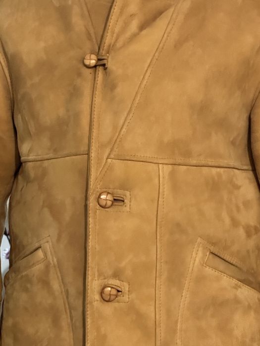 Cojoc piele catifelată shearling