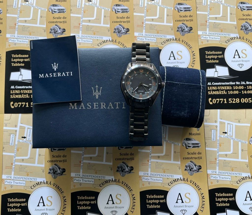 Ceas barbati Maseratti Sorpasso la cutie