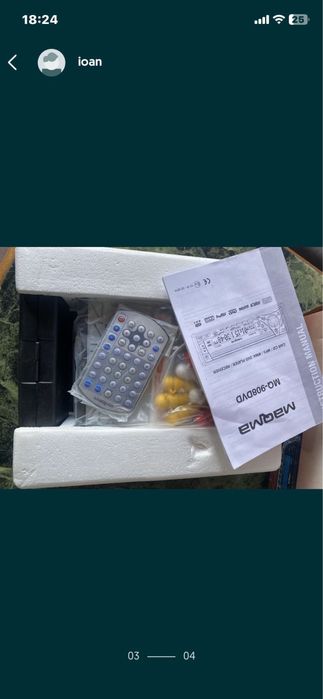 Radio cd auto cu telecomanda