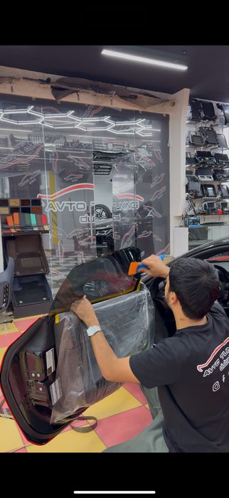 Тонировка  global avtovinil солнце зашита ламинация атермальная пленка