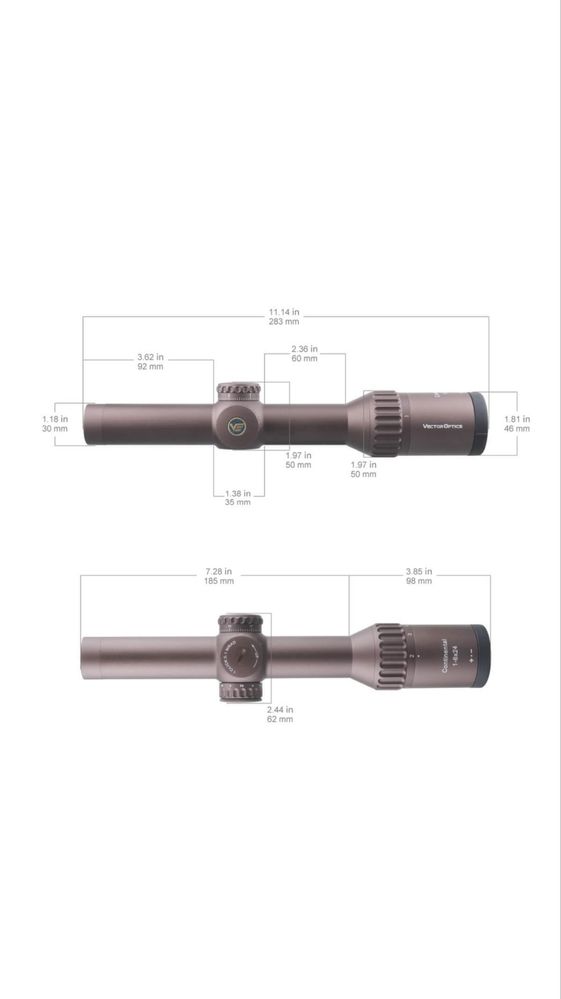 Luneta vector optics continental coyote 1-6