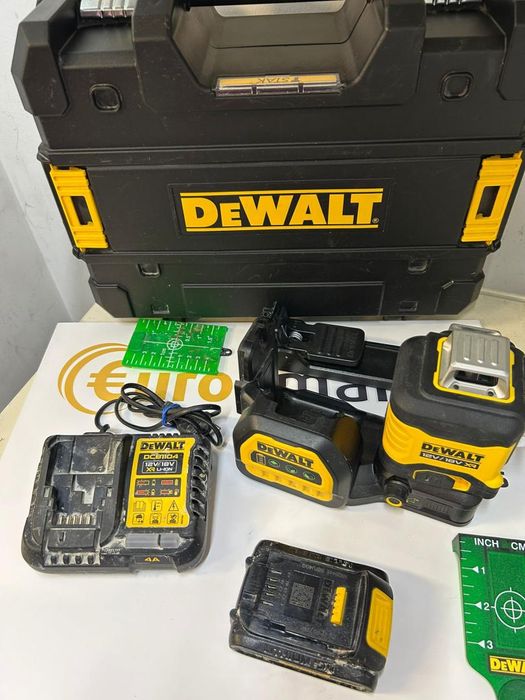 Dewalt DCE089D1G18 - Nivela laser cu linii, 35 m,3 linii laser, -P-