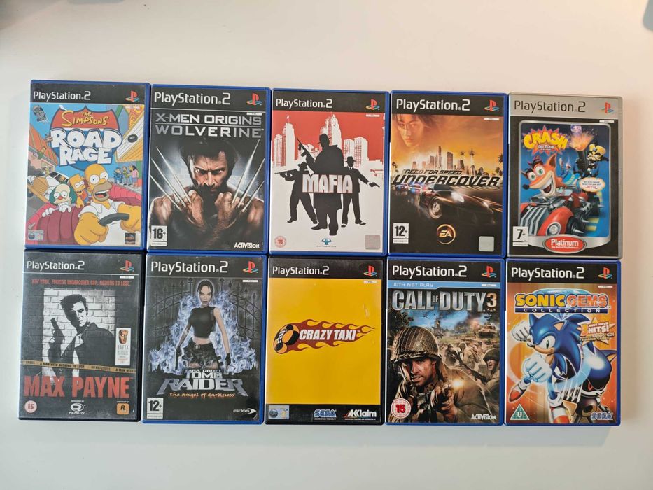 Продавам игри за Playstation 2 PS2 - Max Payne, Simpsons, Narnia