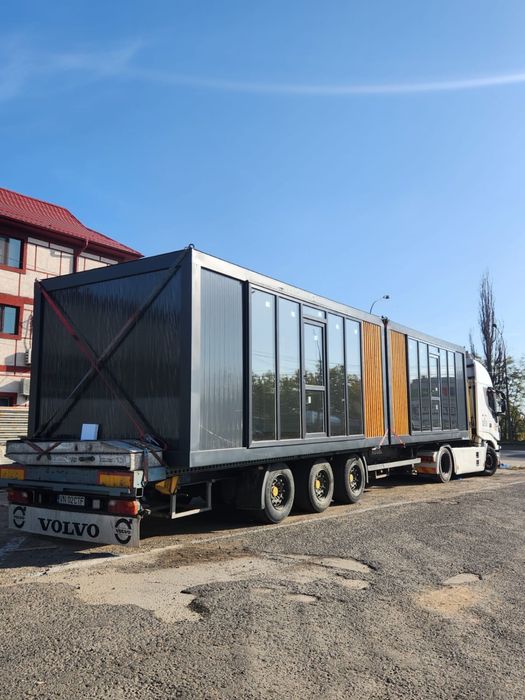 Vand container cu lambriu