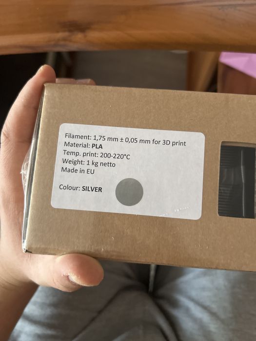 Pla пластик 1 кг для 3д принтера(серый цвет)