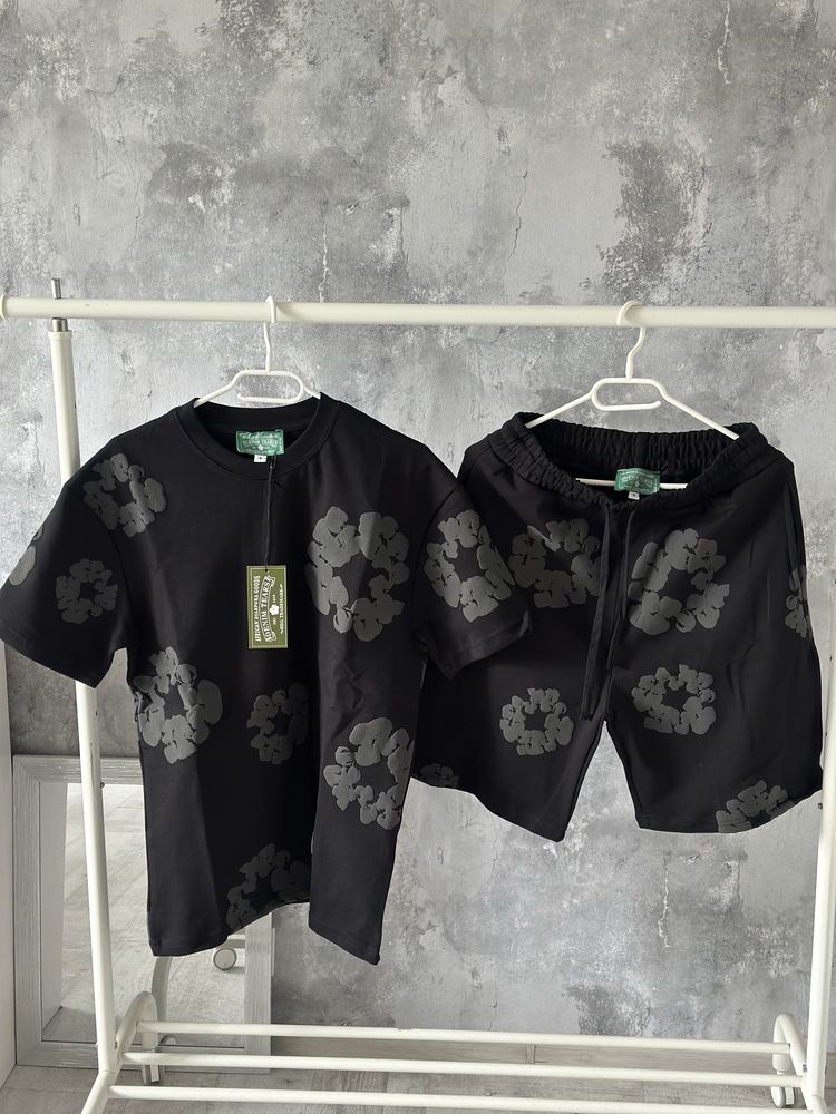 Compleu Denim Tears Trapstar syna amiri black grey