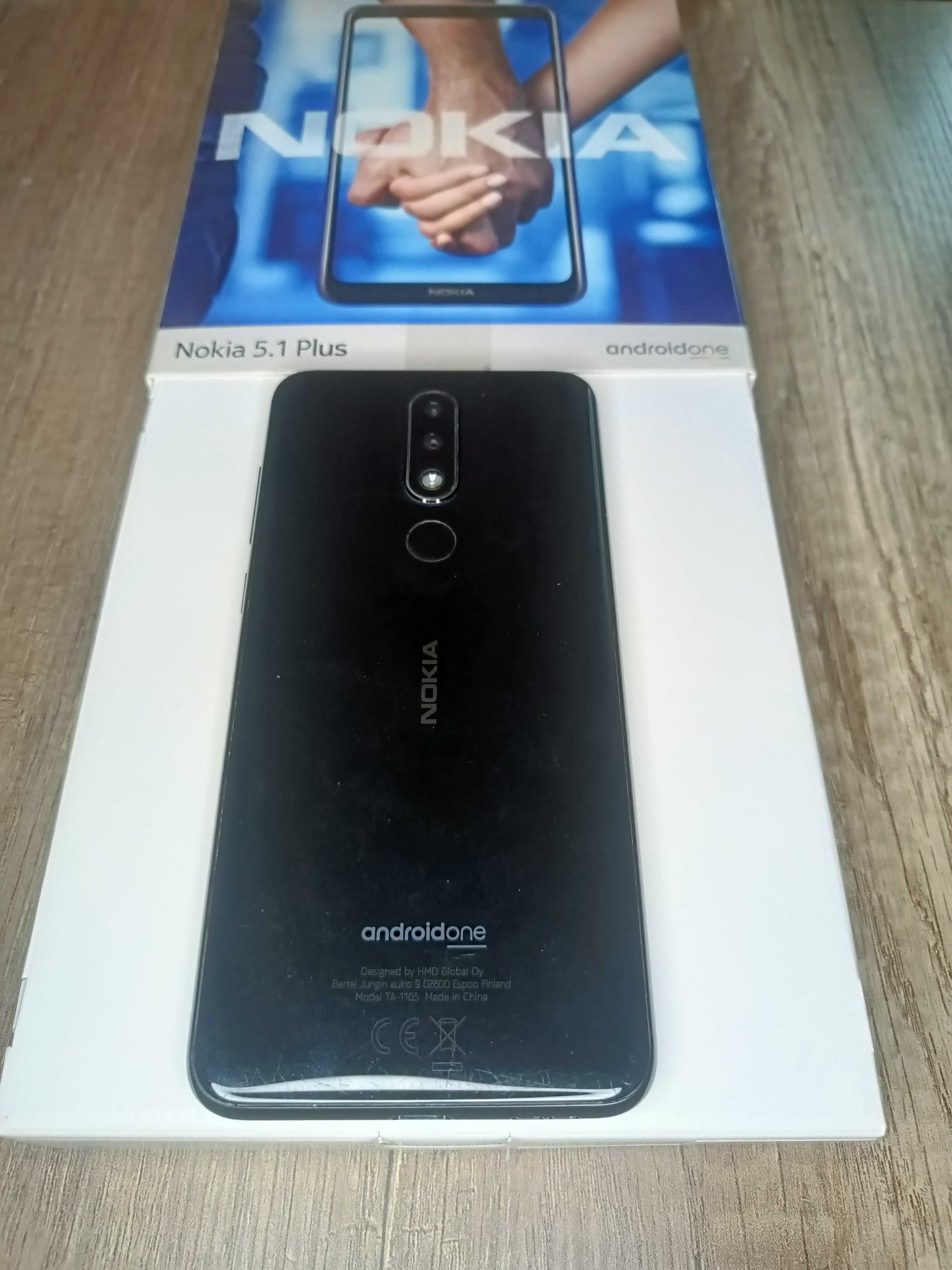 Смартфон Nokia 5.1 Plus, черен
