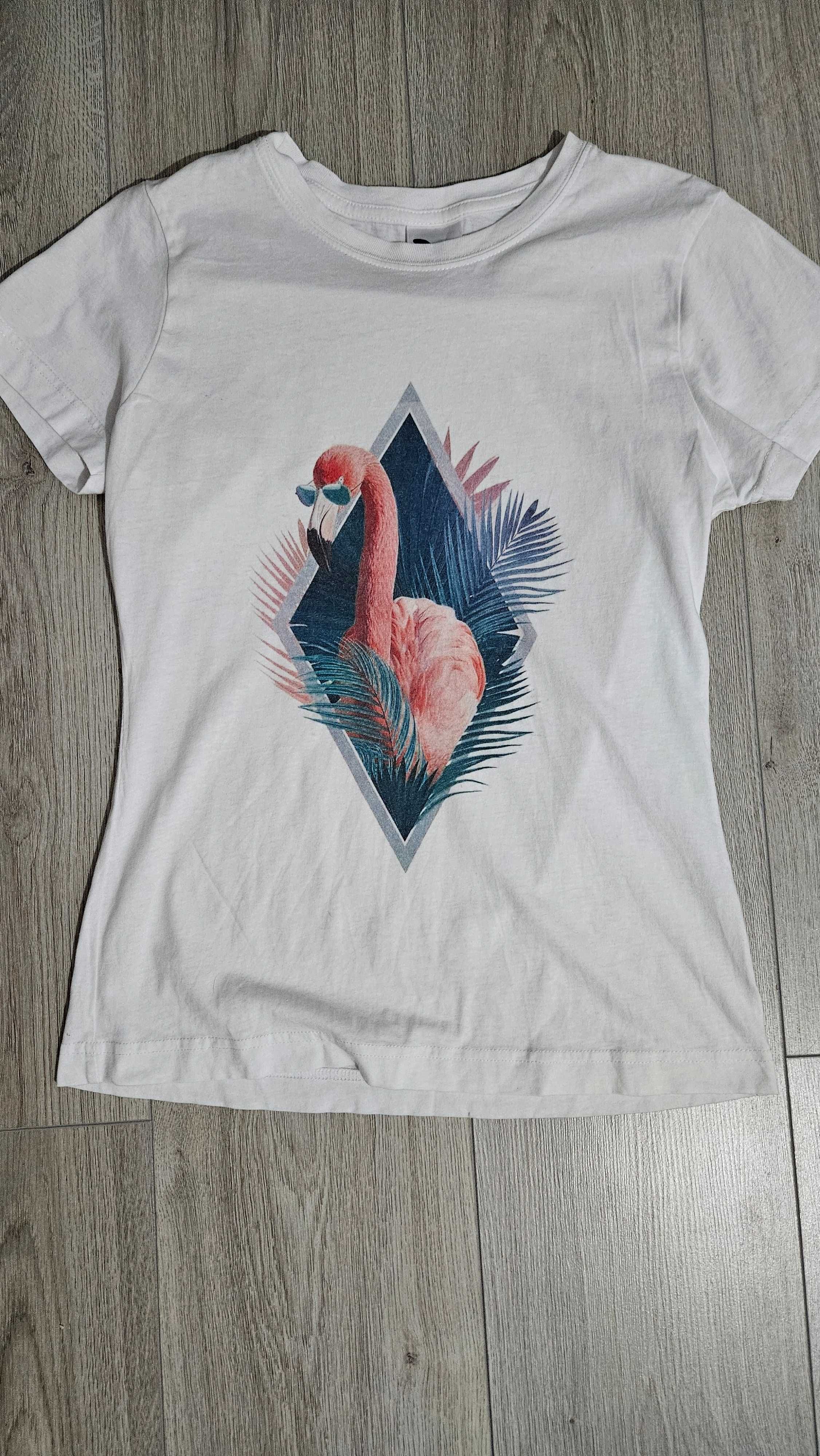 Tricou cu flamingo, marimea S