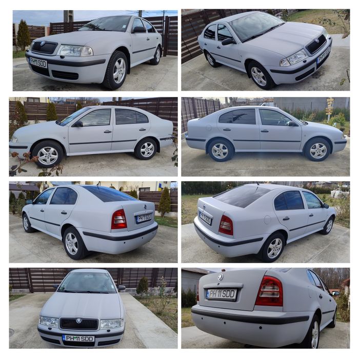 Skoda Octavia 1 Elegance, 1.9 TDI ALH, model unicat, vopsea gri RAPTOR