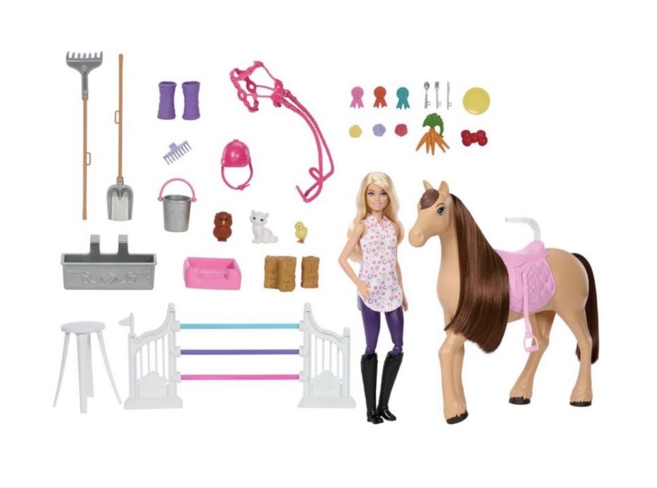 Кукла Барби с конюшня - оригинален игрален комплект / играчка
