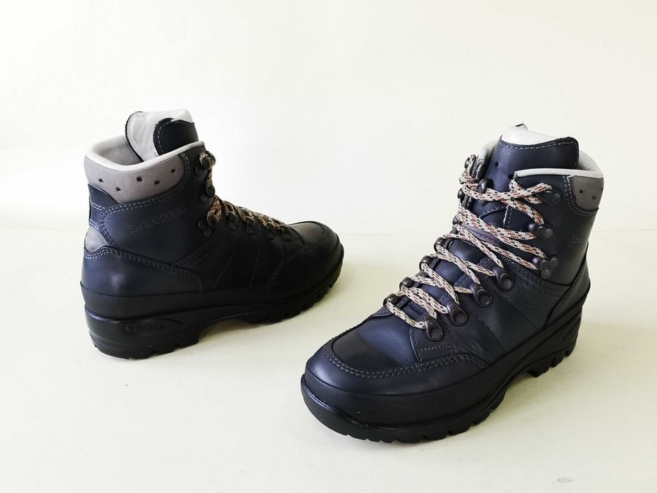 Bocanci piele ghete munte dama 37 38 LOWA Goretex - Impermeab Ca NOI