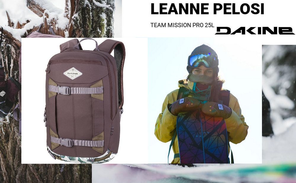 NOU! Rucsac schi / snowboard DAKINE Leanne Pelosi Team Mission Pro