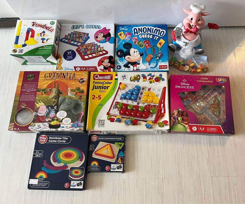 Lot jocuri, jucarii  Quercetti, porcusorul Ghita