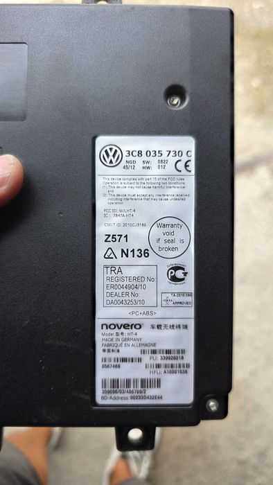 Modul Bluetooth Volkswagen Cod 3C8035730C Premium Wifi 9ZZ 3C8035730C