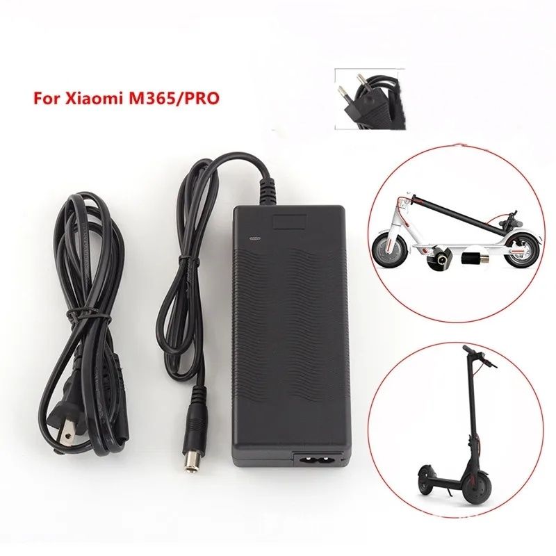Зарядно за Ел Тротинетки Xiaomi Segway ninebot и други m365 42v 2a 8mm