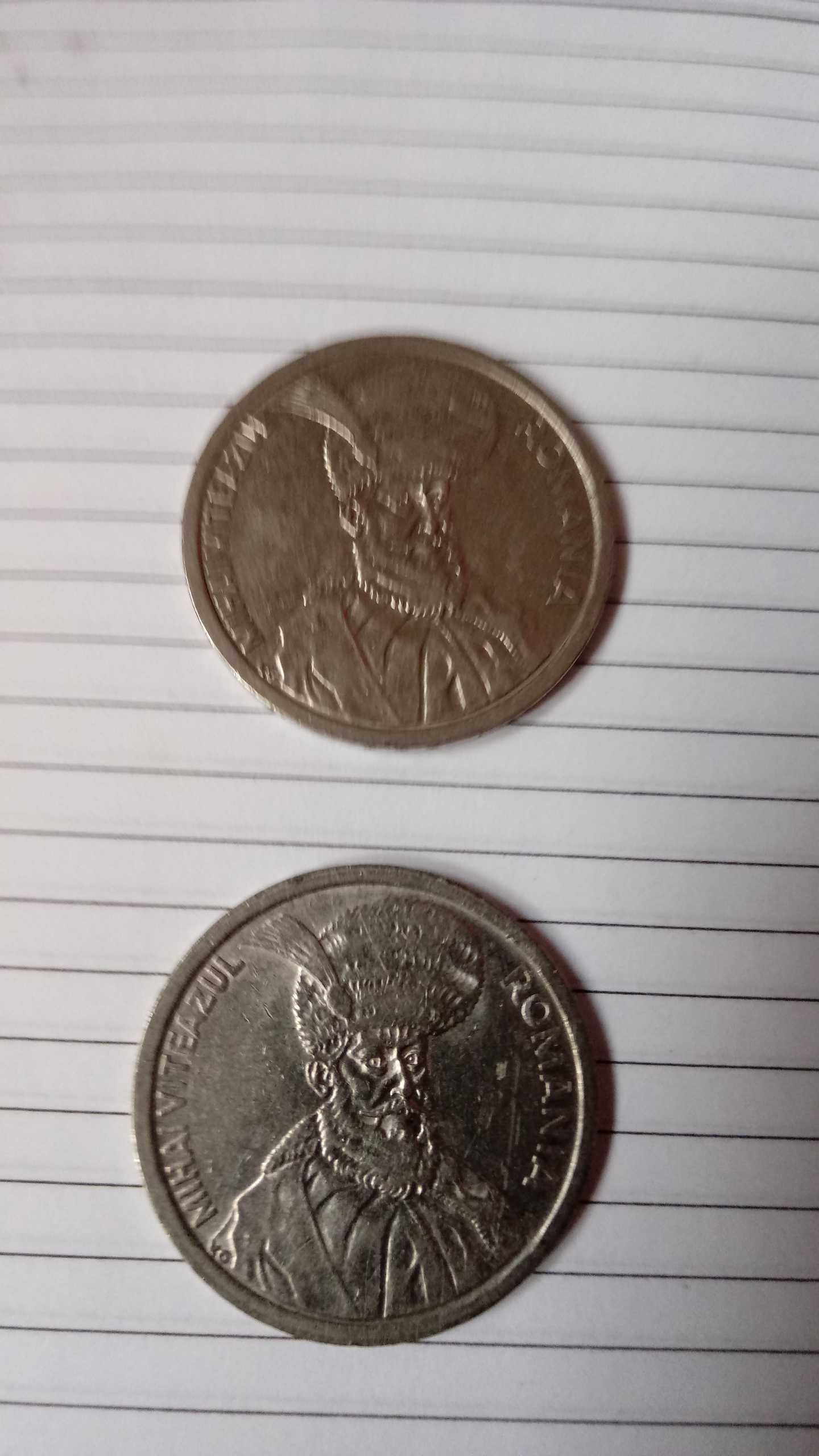 Moneda 100 Lei Mihai Viteazul 1993 si 1994