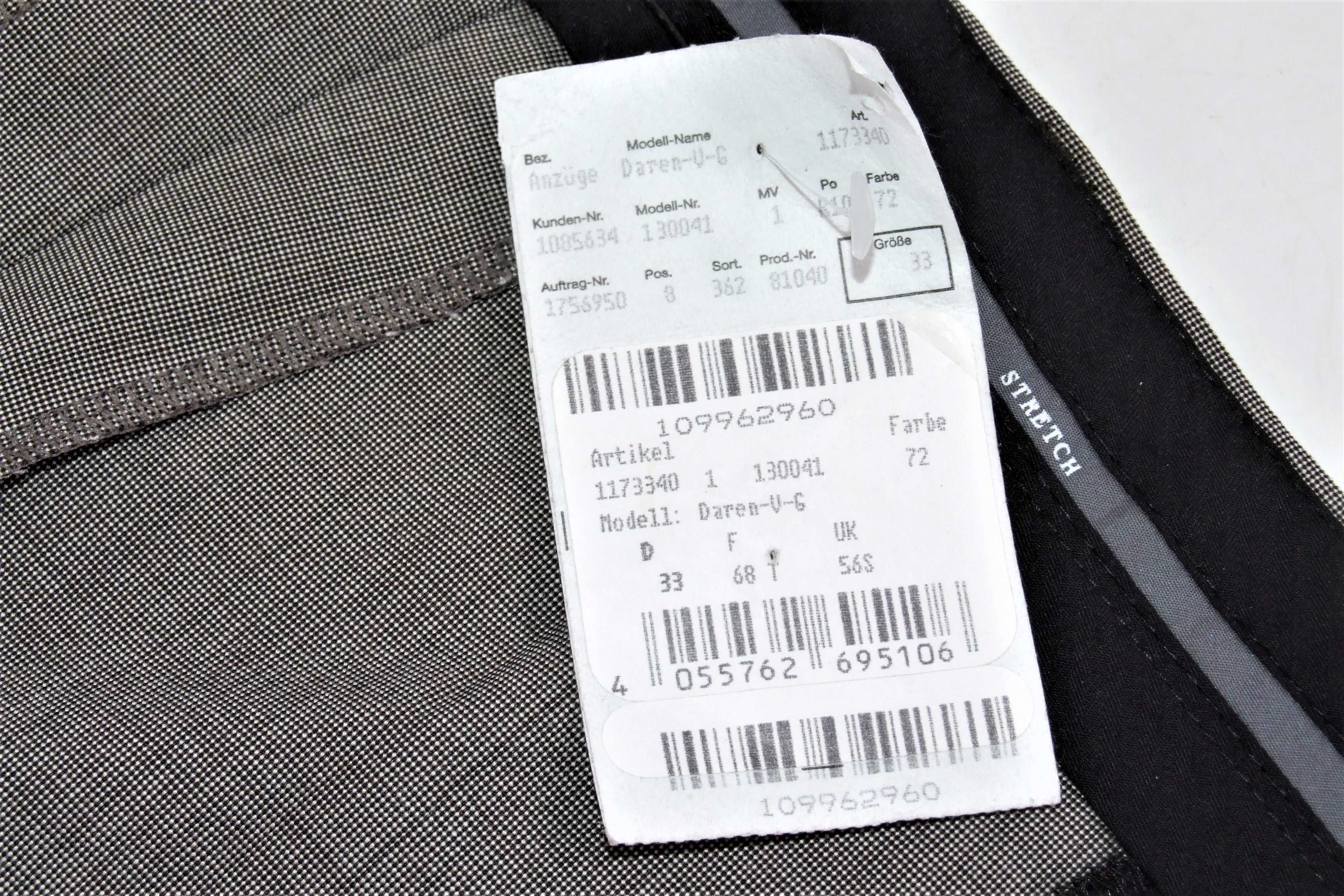 Pantaloni barbati, stofa fina mas 66, Made in Germany, NOI cu eticheta