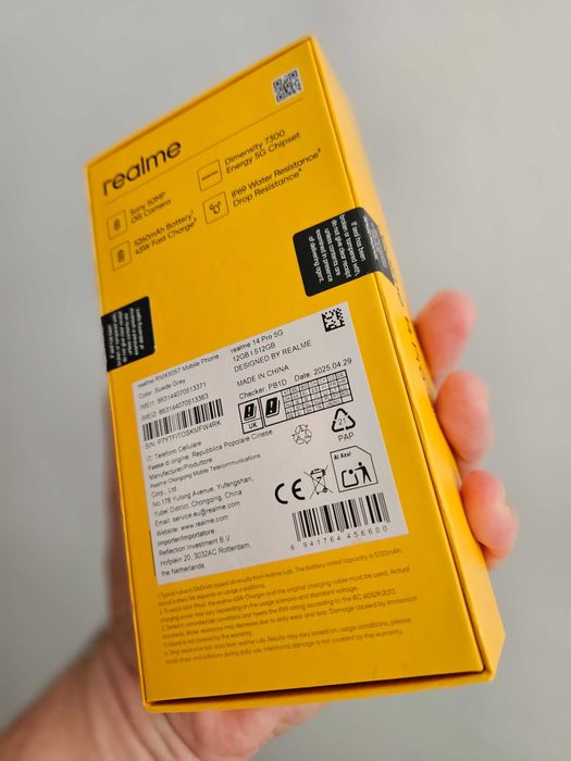 Realme 14 Pro, 512 gb, sigilat la cutie, Garantie.
