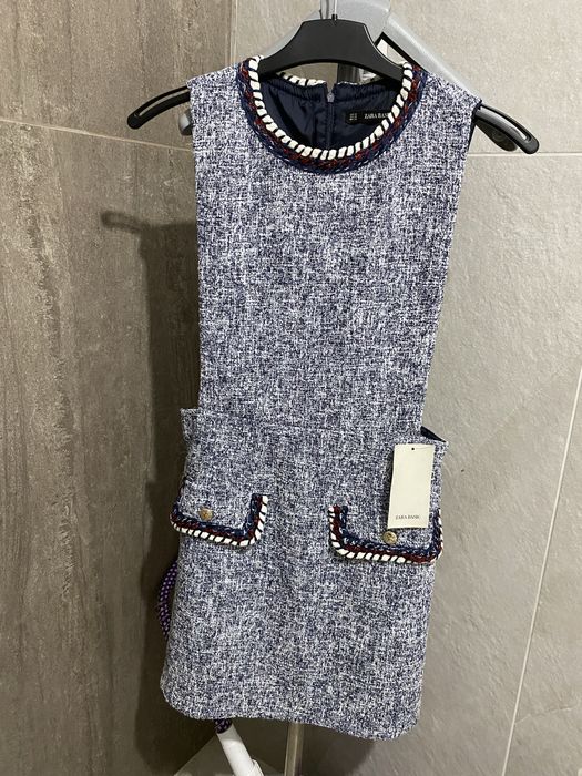 Rochie tweed ZARA, XS