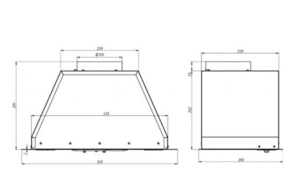 Продам вытяжку в шкаф новую
