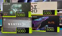Видеокарты RTX5060 8GB трехкулерные