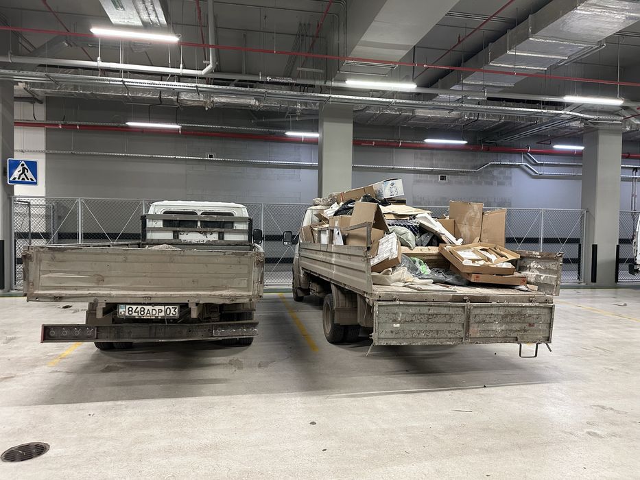 Вывоз мусора бортовая газель без тента без гбо любой мусор забираем