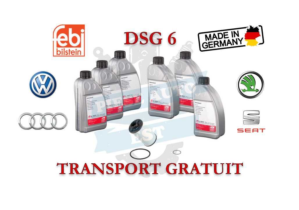 Set schimb ulei cutie DSG 6, Audi, VW, Skoda, Seat + Transport gratuit