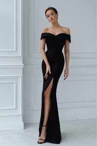 Черное элегантное платье