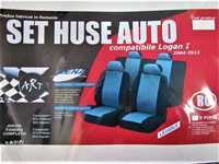 Husa auto compatibile DUSTER 2018->calitate premium -Set 9 pies