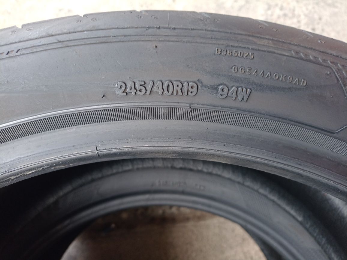 4 anvelope de vara Goodyear 245/40 R19 2xdot 4121 2xdot 4322