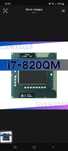 Процессор ноутбук i7-820QM socket G1/rPGA988A