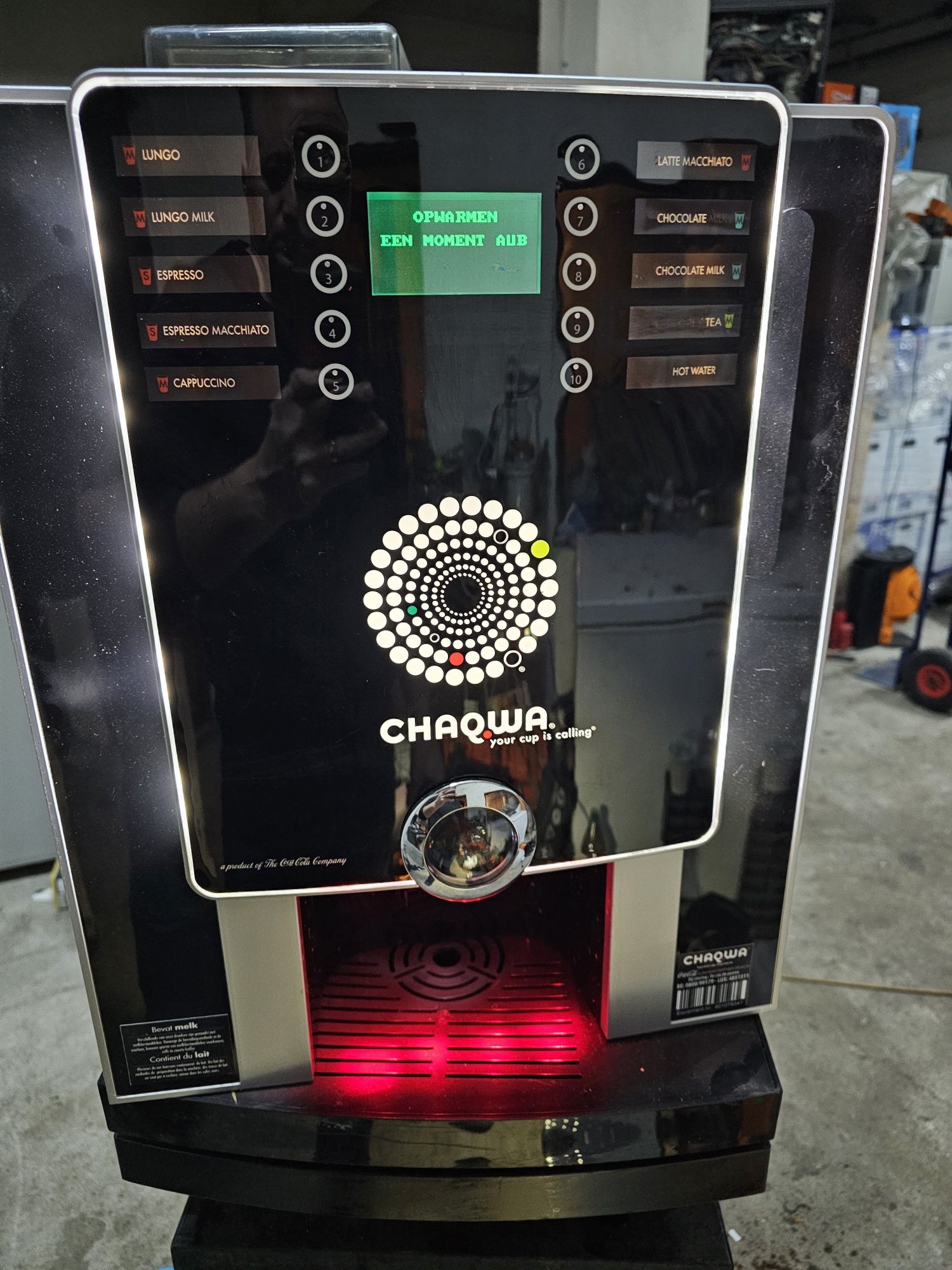 Automate de cafea  rheavendors cino cu meniul pe limba romana