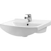 Lavoar chiuveta baie portelan sanitar alb Cersanit Cersania 55 cm
