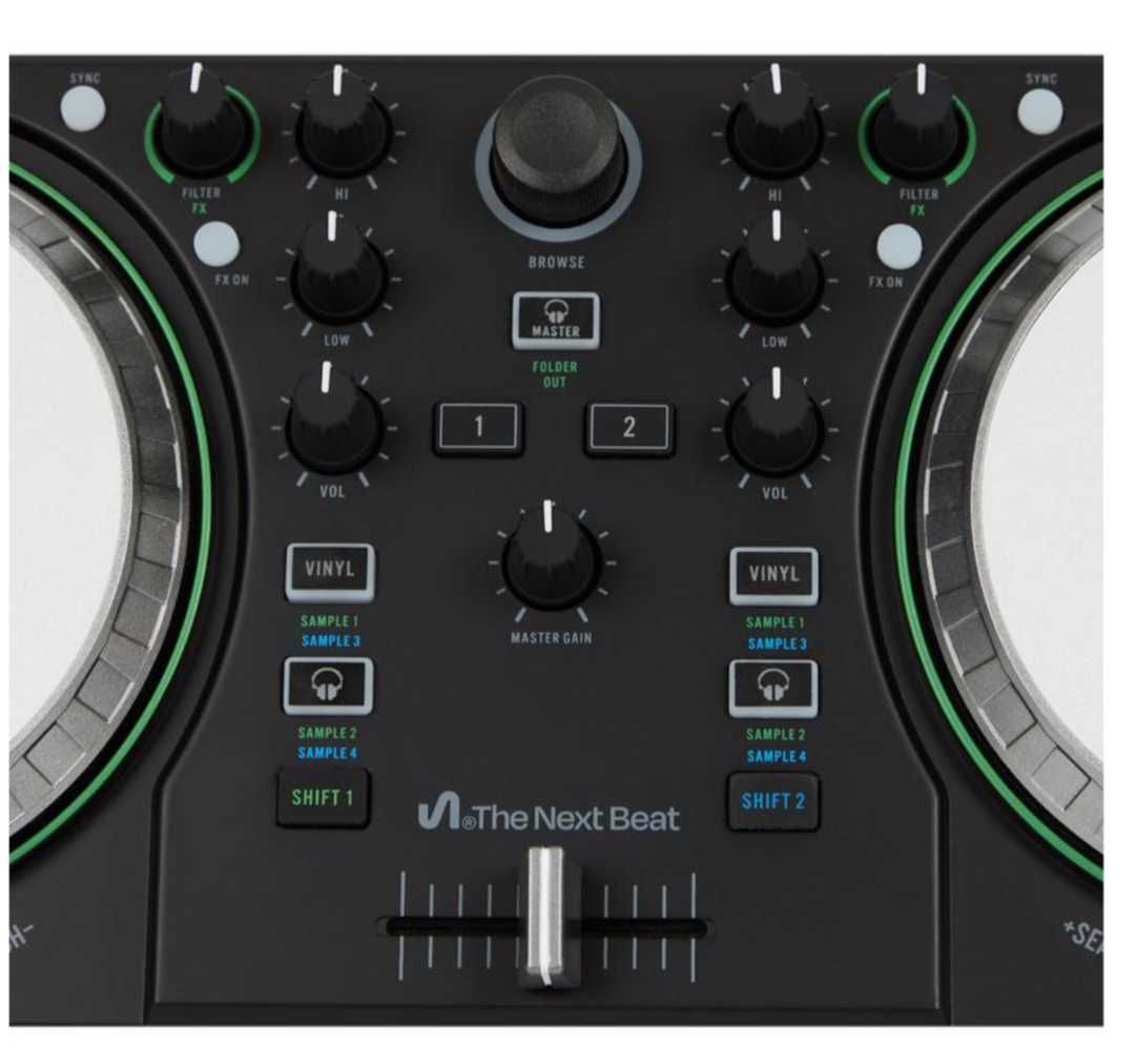 The Next Beat S1 от Tiësto DJ контролер DJ миксер многоцветен нов